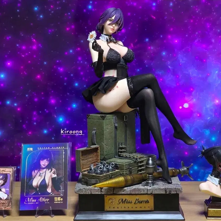[BUNJANG] Chiyan ZaoHua Chainsaw Man Reze 1/4 Scale Figure with Additional Bomb Head / 레제 체인소맨 1/4 Chiyan ZaoHua 추가 폭탄헤드 포함