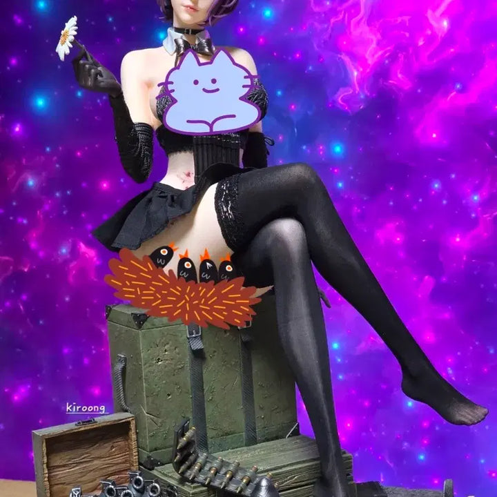 [BUNJANG] Chiyan ZaoHua Chainsaw Man Reze 1/4 Scale Figure with Additional Bomb Head / 레제 체인소맨 1/4 Chiyan ZaoHua 추가 폭탄헤드 포함