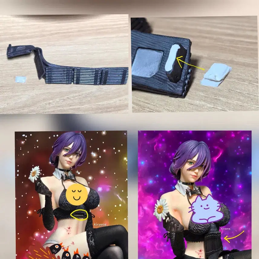 [BUNJANG] Chiyan ZaoHua Chainsaw Man Reze 1/4 Scale Figure with Additional Bomb Head / 레제 체인소맨 1/4 Chiyan ZaoHua 추가 폭탄헤드 포함