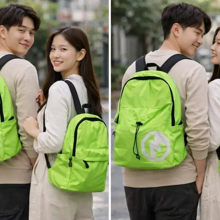 [SOLD OUT] 라임색 백팩 남녀공용