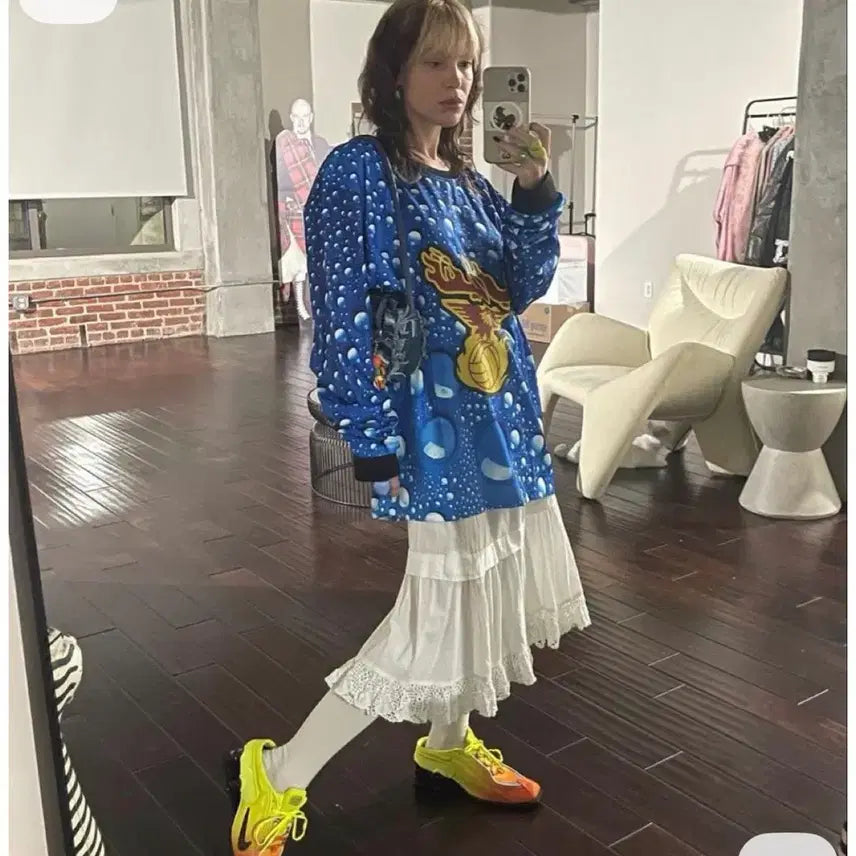 [BUNJANG] Nike Martine Rose Shox Safety Orange (235) / 나이키 마틴로즈 샥스 235