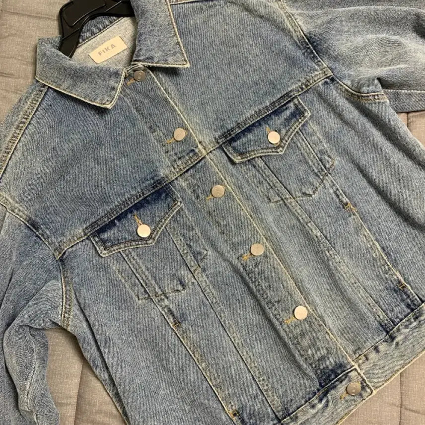[BUNJANG] Mary Around Denim Jacket / 메리어라운드 청자켓