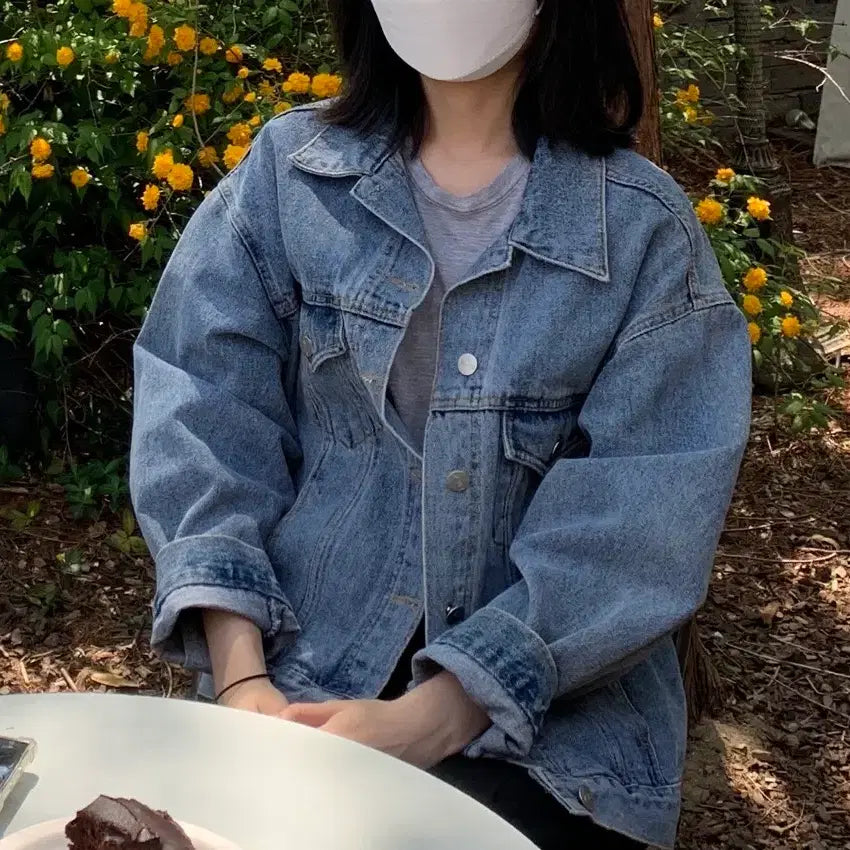 [BUNJANG] Mary Around Denim Jacket / 메리어라운드 청자켓