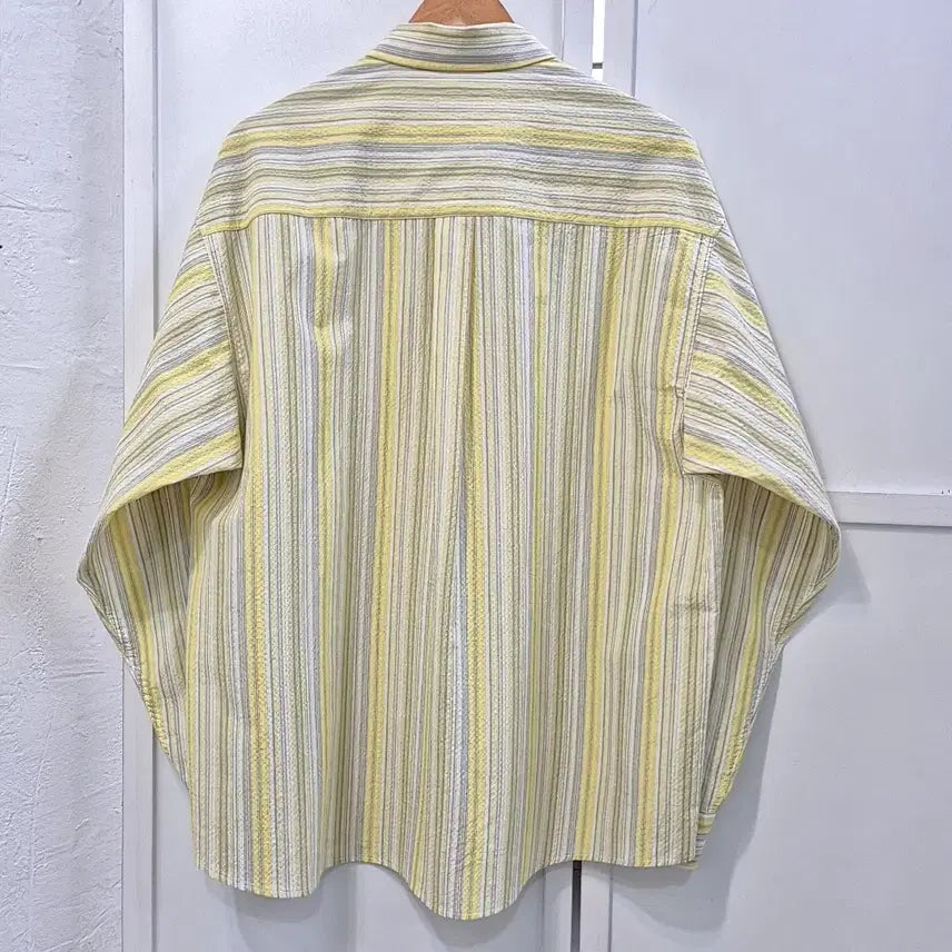[BUNJANG] POTEN Seersucker Oversized Shirt Men&
