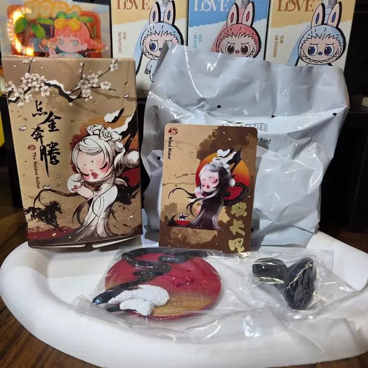 [SOLD OUT] 미개봉)팝마트 황금빛 질주 윈드라이더 스컬판다