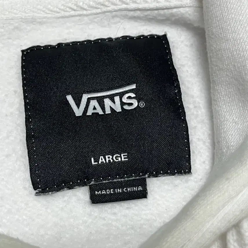 [BUNJANG] 반스 VANS 흰색 후드티 / 반스 VANS 흰색 후드티