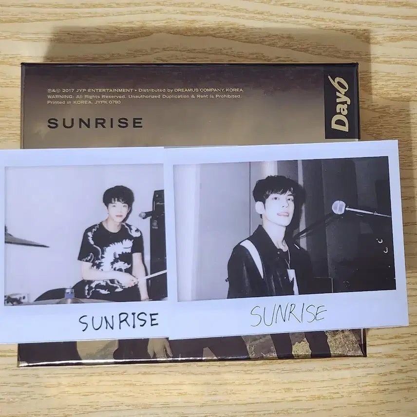 [SOLD OUT] 데이식스 선라이즈 앨범 원필 도운