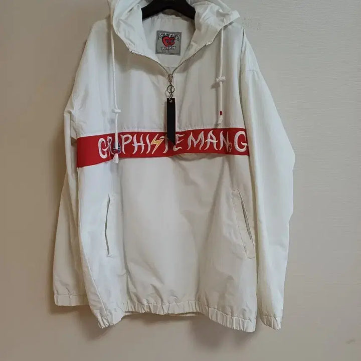 [BUNJANG] Graffist Man.G Anorak Half-Zip Hoodie / 그라피스트만지 아노락 후드 반짚업 판매합니다