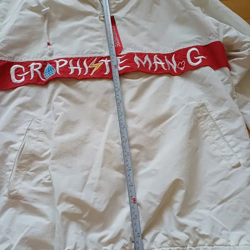 [BUNJANG] Graffist Man.G Anorak Half-Zip Hoodie / 그라피스트만지 아노락 후드 반짚업 판매합니다