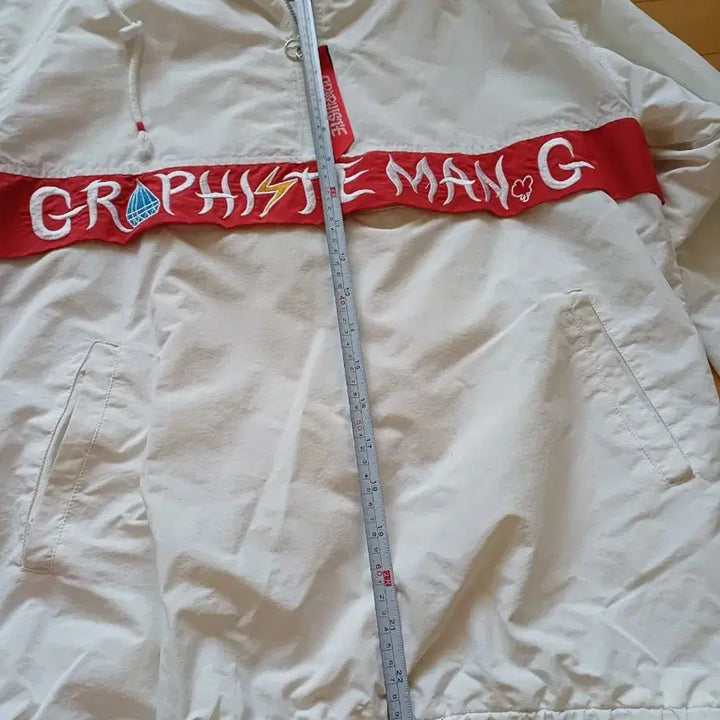 [BUNJANG] Graffist Man.G Anorak Half-Zip Hoodie / 그라피스트만지 아노락 후드 반짚업 판매합니다