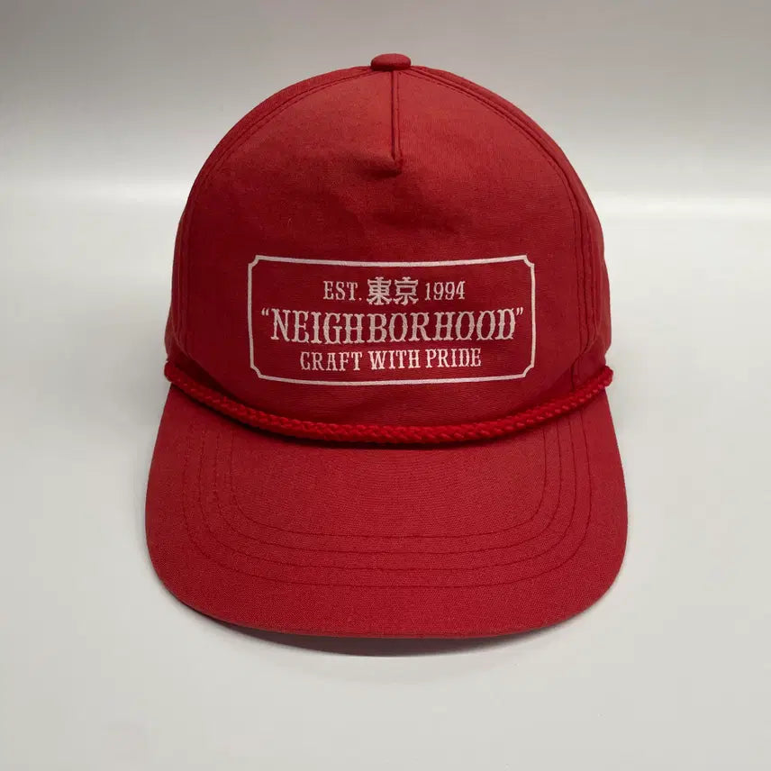 [BUNJANG] Neighborhood Basild Red Cap / 네이버후드 바실드 레드캡