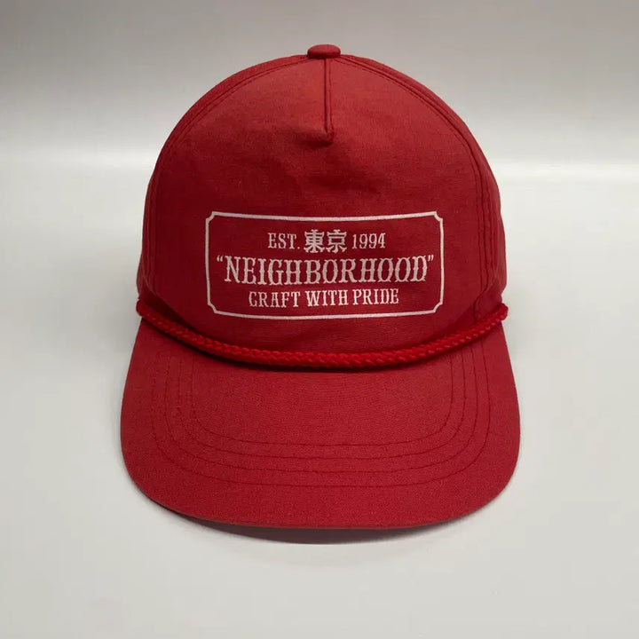 [BUNJANG] Neighborhood Basild Red Cap / 네이버후드 바실드 레드캡