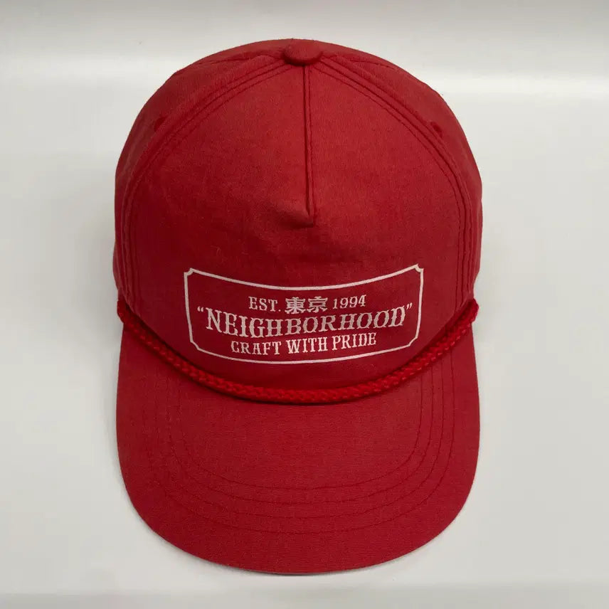 [BUNJANG] Neighborhood Basild Red Cap / 네이버후드 바실드 레드캡