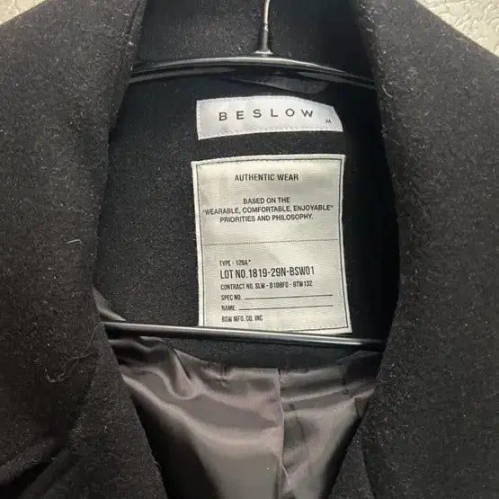 [BUNJANG] Beslow Pea Coat - M Size / 비슬로우 피코트M사이즈 팝니다