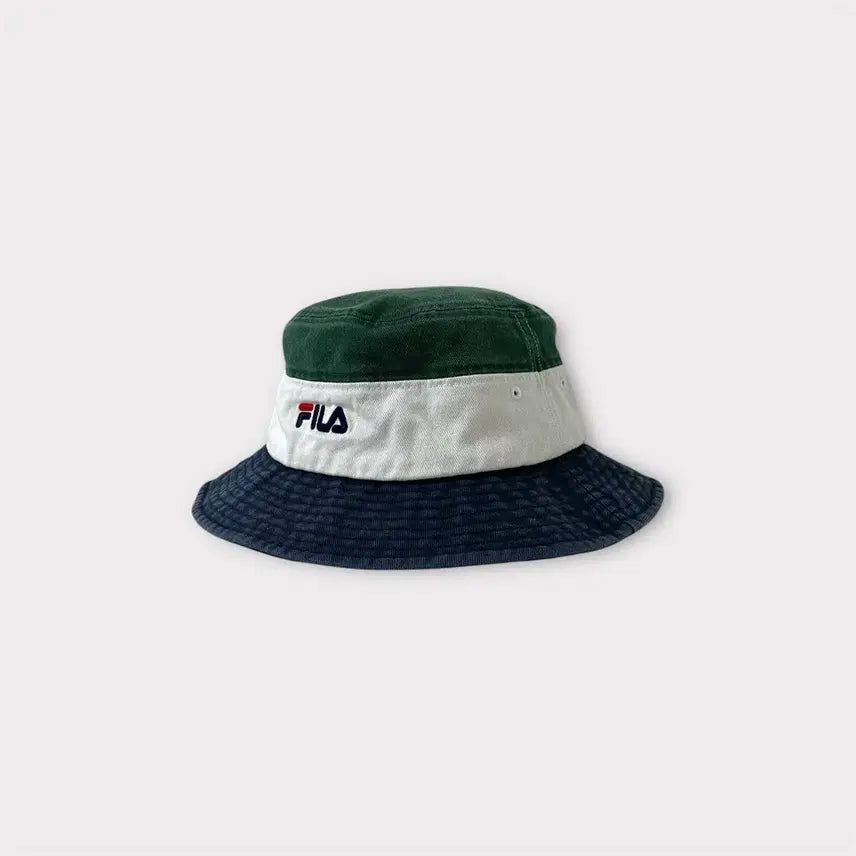 [BUNJANG] Fila Colorblock Bucket Hat / 휠라 배색 버킷햇 (1753)