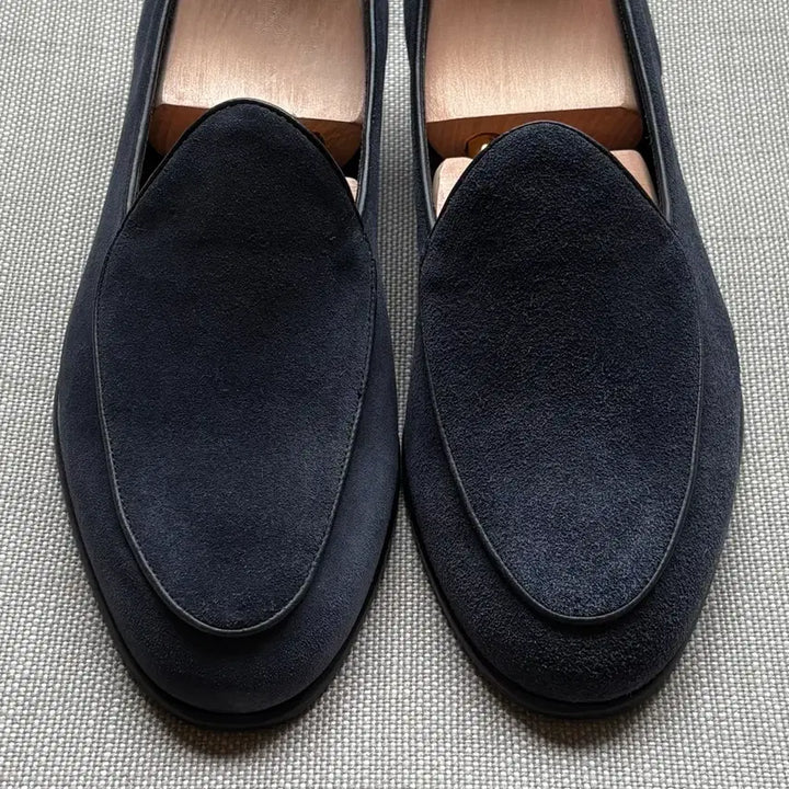 [BUNJANG] Berwick 4950 Belgian Navy Suede Loafers / [260] 새제품 Berwick 4950 벨지안 네이비 스웨이드 로퍼