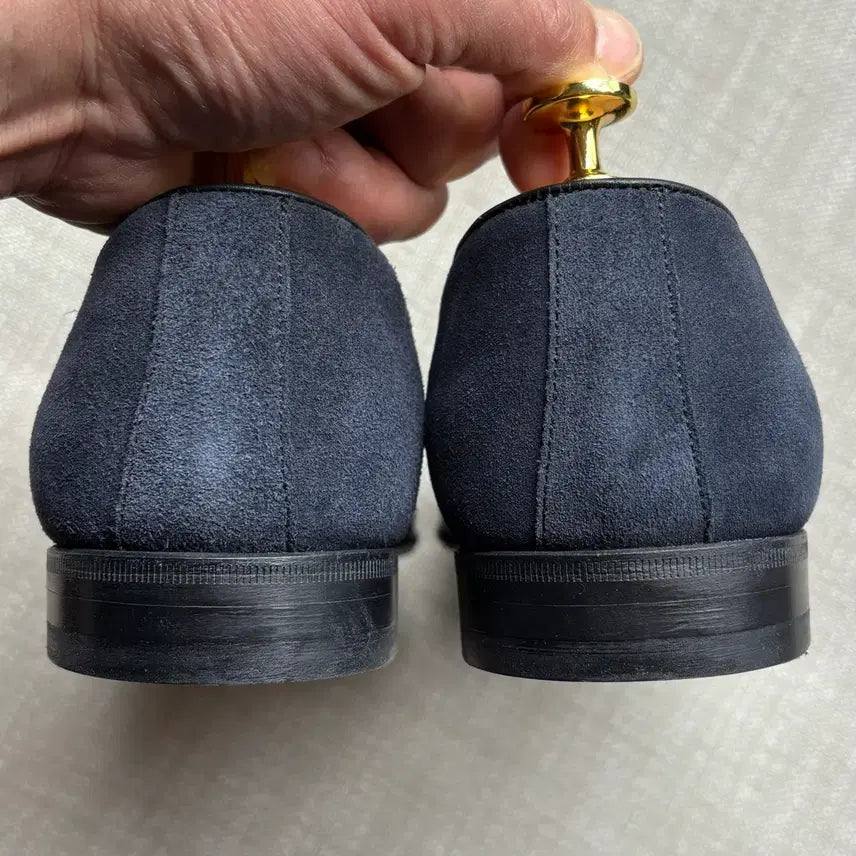 [BUNJANG] Berwick 4950 Belgian Navy Suede Loafers / [260] 새제품 Berwick 4950 벨지안 네이비 스웨이드 로퍼