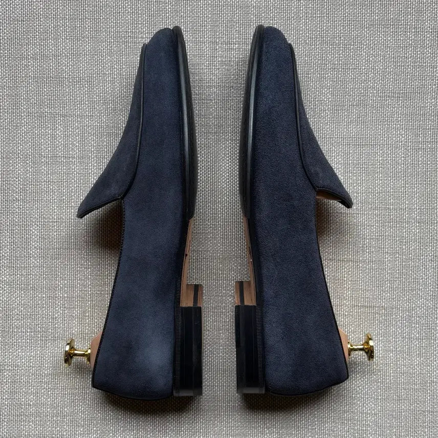 [BUNJANG] Berwick 4950 Belgian Navy Suede Loafers / [260] 새제품 Berwick 4950 벨지안 네이비 스웨이드 로퍼