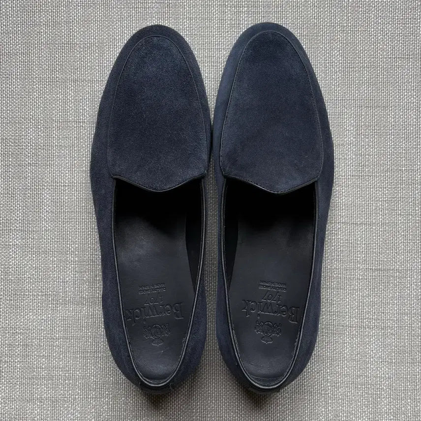 [BUNJANG] Berwick 4950 Belgian Navy Suede Loafers / [260] 새제품 Berwick 4950 벨지안 네이비 스웨이드 로퍼