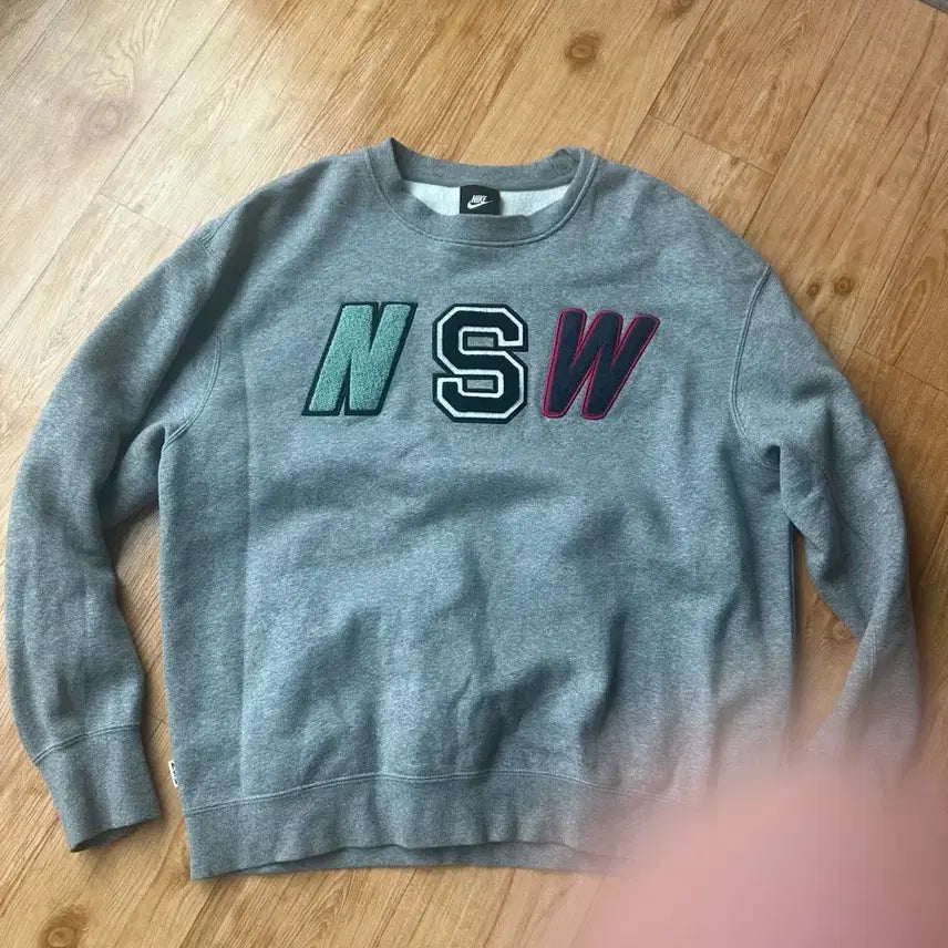 [BUNJANG] Nike NSW Sweatshirt Grey Large / 나이키 NSW 맨투맨
