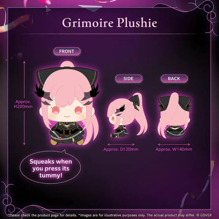 [BUNJANG] Hololive Mori Calliope Grimoire Plush Doll / 홀로라이브 홀로EN 모리 칼리오페 Grimoire 인형 누이