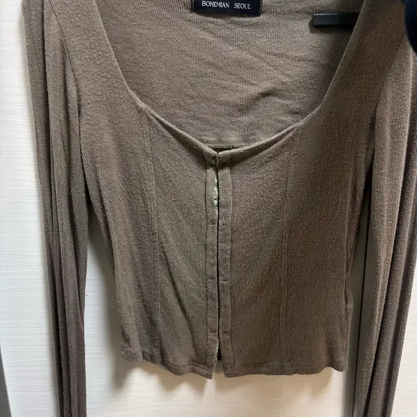 [BUNJANG] Bohemian Seoul Brown Cardigan / 보헤미안서울 찡가디건
