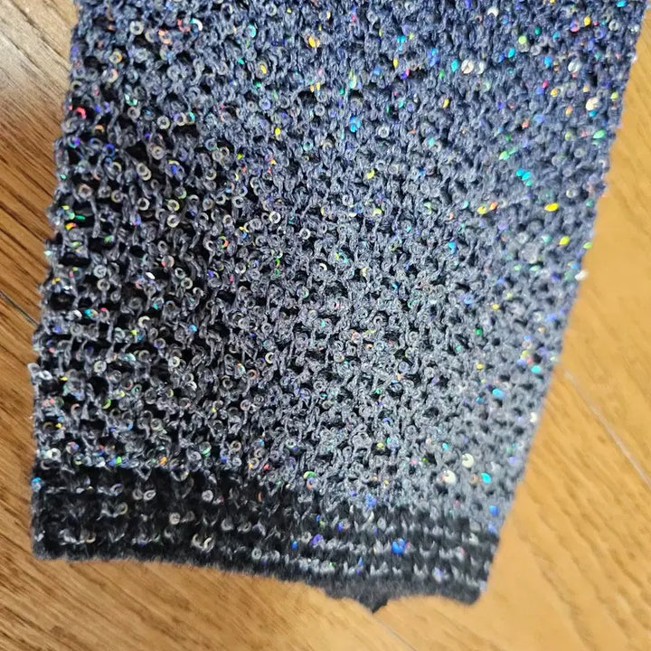 [BUNJANG] Time Glitter Sequin Knit Cardigan / (새상품) 타임 글리터 시퀸 니트가디건