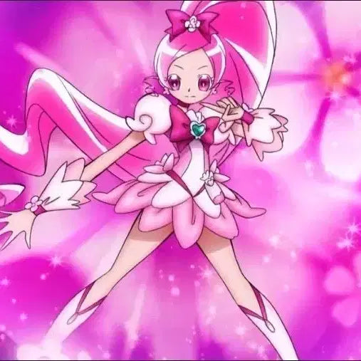 [BUNJANG] Heartcatch Precure Cure Blossom Cosplay Full Set / 하트캐치 프리큐어 큐어 블로섬 코스프레 풀셋
