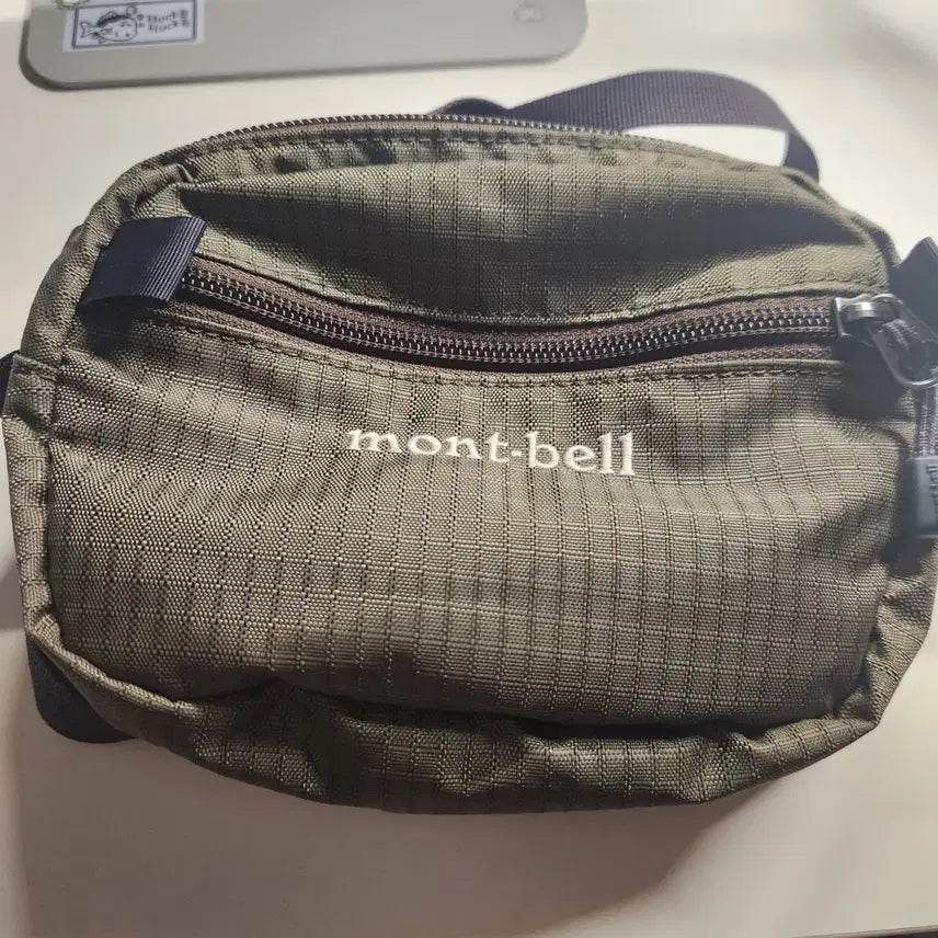 [BUNJANG] Montbell Mini Crossbody Waist Belt Bag - Khaki / 몽벨 미니 크로스백 웨이스트 벨트백 카키
