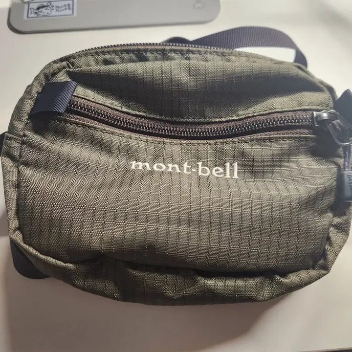 [BUNJANG] Montbell Mini Crossbody Waist Belt Bag - Khaki / 몽벨 미니 크로스백 웨이스트 벨트백 카키