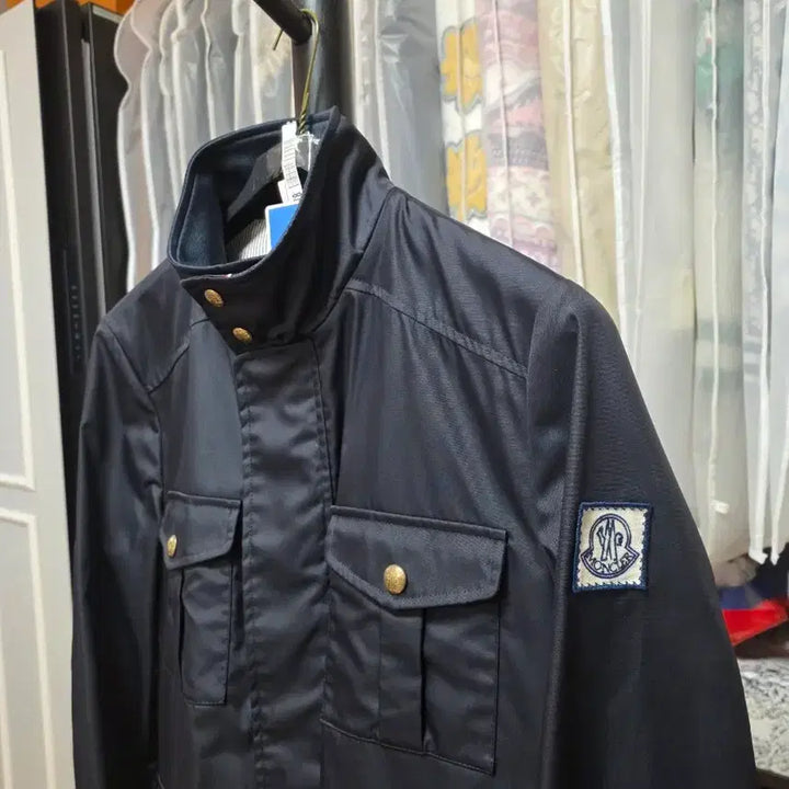 [BUNJANG] Moncler Gamma Blue Navy Field Jacket Raincoat / [2사이즈]몽클레어 감마블루 네이비 필드자켓 몽클레어자켓 레인코트