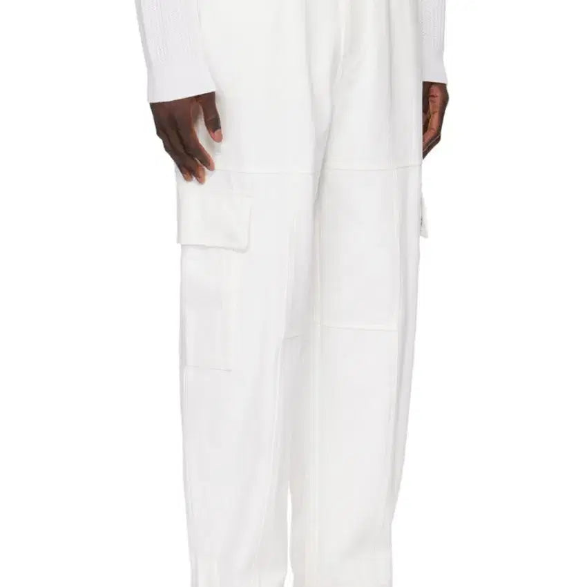 [BUNJANG] Solid Homme Balloon Cargo Pants White / 솔리드옴므(SOLID HOMME) 벌룬 카고 화이트 46