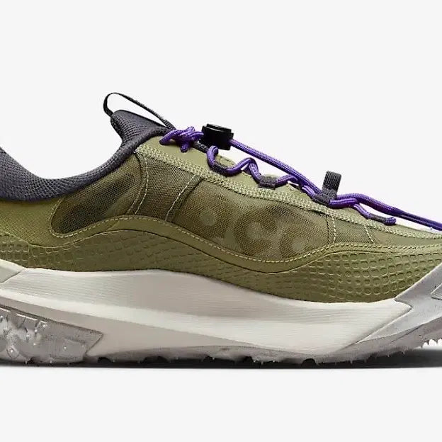 [BUNJANG] Nike ACG Mountain Fly 2 Low Hiking Shoes / 나이키 ACG 마운틴 플라이2 로우 카키 퍼플