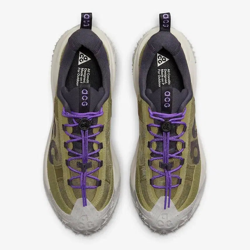 [BUNJANG] Nike ACG Mountain Fly 2 Low Hiking Shoes / 나이키 ACG 마운틴 플라이2 로우 카키 퍼플
