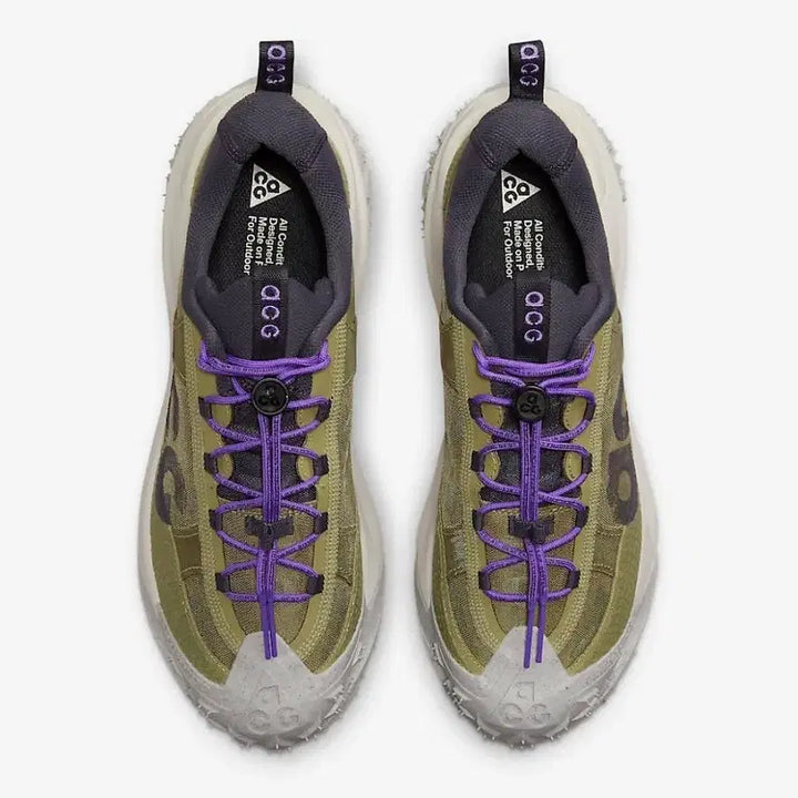 [BUNJANG] Nike ACG Mountain Fly 2 Low Hiking Shoes / 나이키 ACG 마운틴 플라이2 로우 카키 퍼플