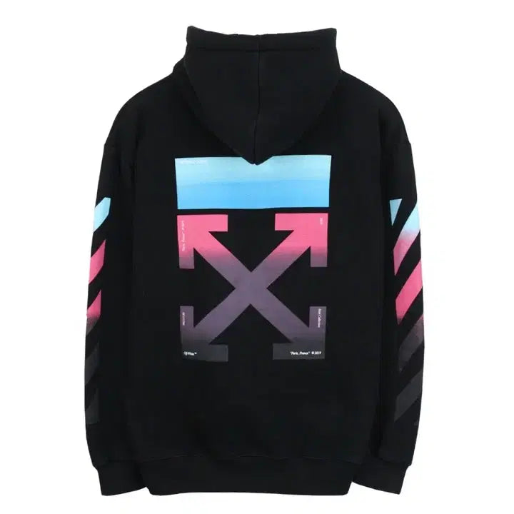 [BUNJANG] Off-White Fleece Hoodie T-Shirt (Size 100) / 20545 오프화이트 기모 후드티 100 남자 맨투맨 티셔츠 브랜구제