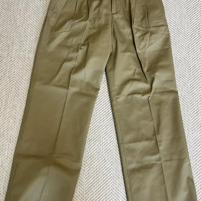 [BUNJANG] Drawfit Wide Banding Chino Pants Beige / 드로우핏 와이드 밴딩 치노 팬츠 베이지