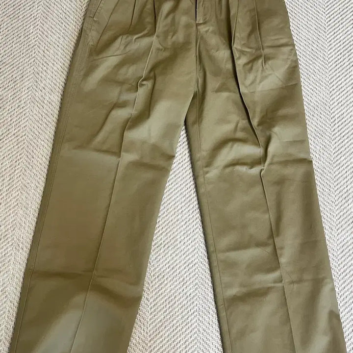 [BUNJANG] Drawfit Wide Banding Chino Pants Beige / 드로우핏 와이드 밴딩 치노 팬츠 베이지