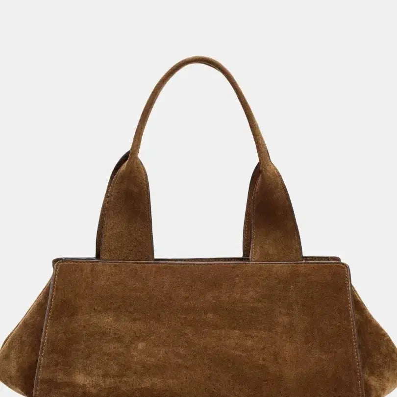 [BUNJANG] ZARA Suede Bag (Cognac Brown) / 자라 스웨이드 백(꼬냑 브라운색상)