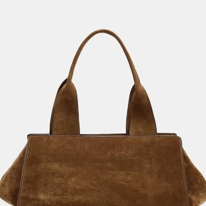 [BUNJANG] ZARA Suede Bag (Cognac Brown) / 자라 스웨이드 백(꼬냑 브라운색상)
