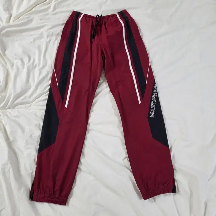 [BUNJANG] Martine Rose Burgundy Training Pants / 마틴로즈 트레이닝 팬츠