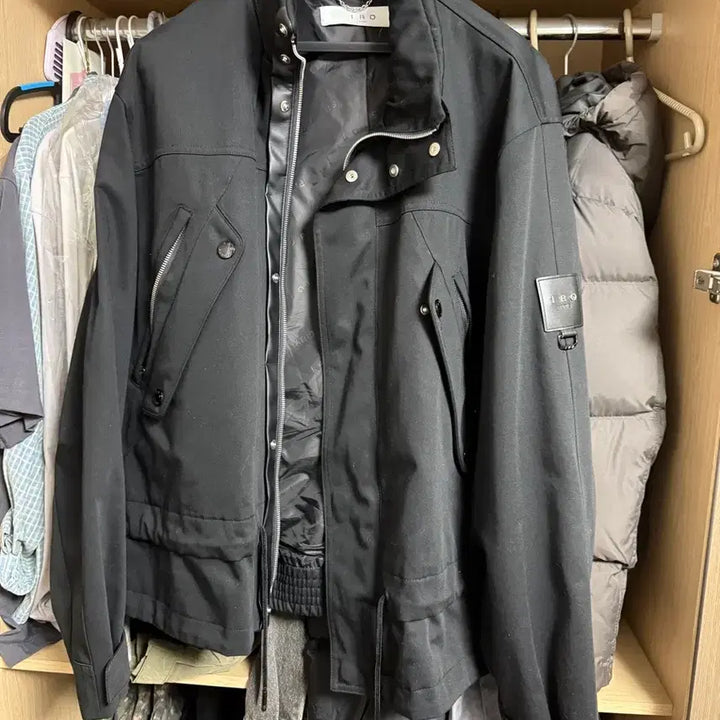[BUNJANG] IRO Chrome Shell Black Parka / IRO 크롬쉘 블랙 파카