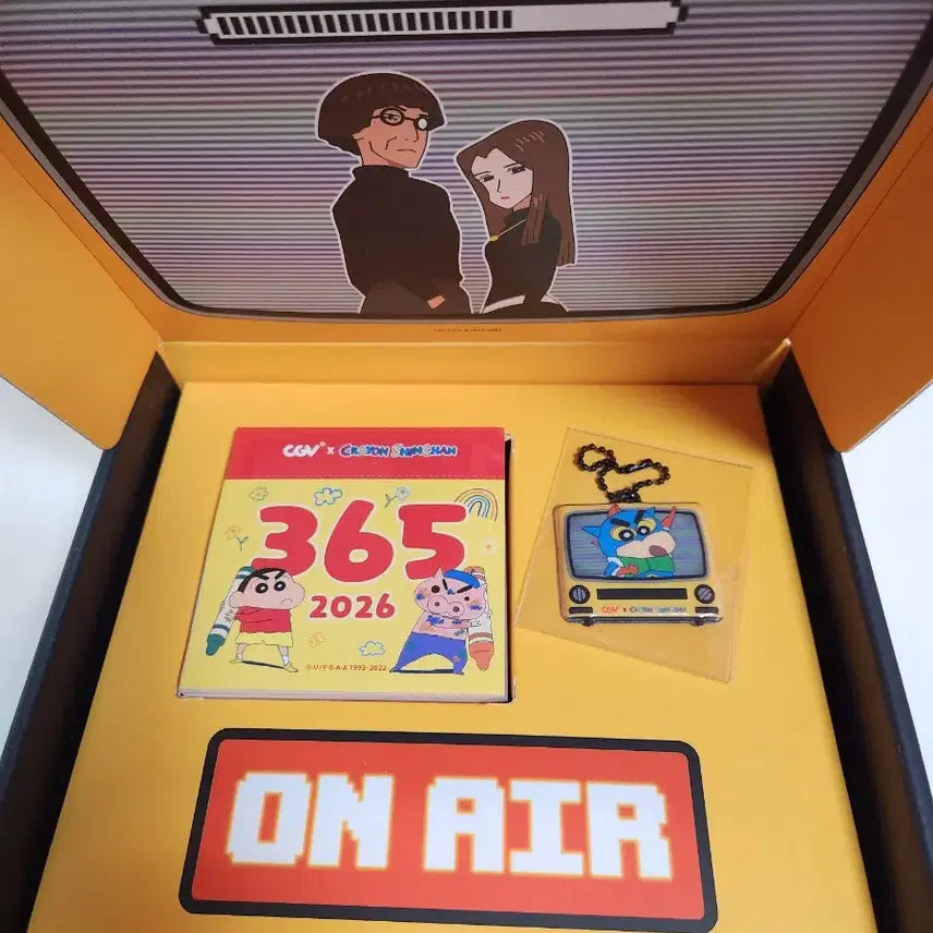 [BUNJANG] CGV Crayon Shin-chan 2026 Calendar Set / 2026 CGV 짱구 캘린더 [쿠폰만제외 전구성품]