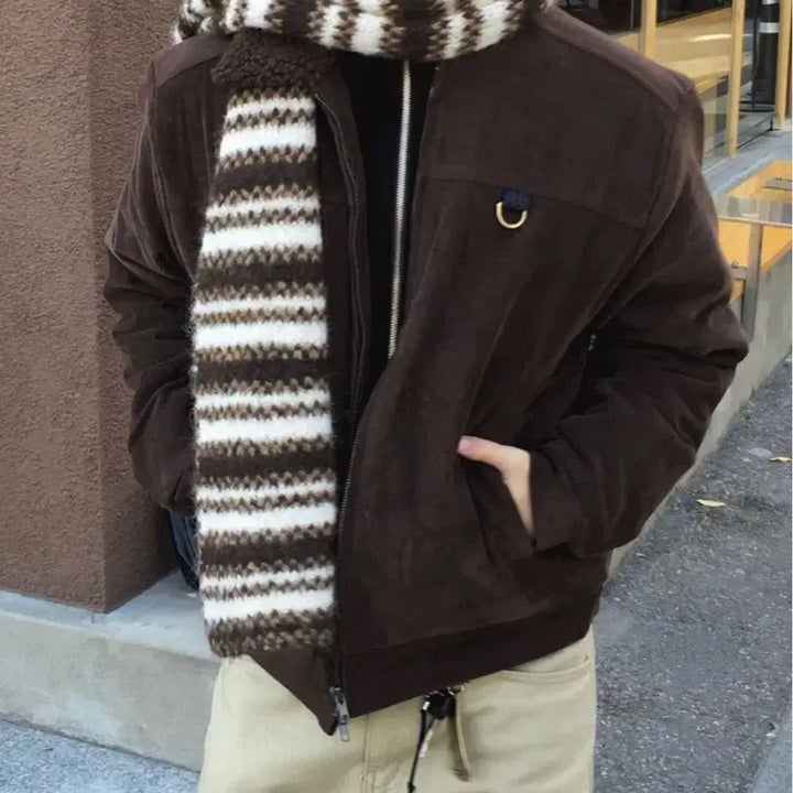 [BUNJANG] Dans Studio Corduroy Padded Jacket / 브룬 코듀로이 자켓 패딩