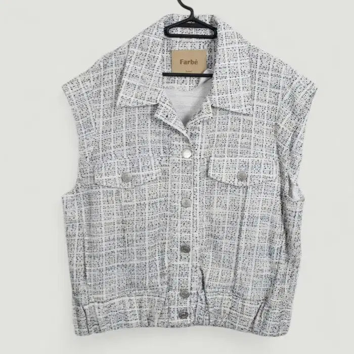 [BUNJANG] Parve Tweed Style Vest / 여성3 / 파르베 국산 트위드풍 베스트WT 9-18