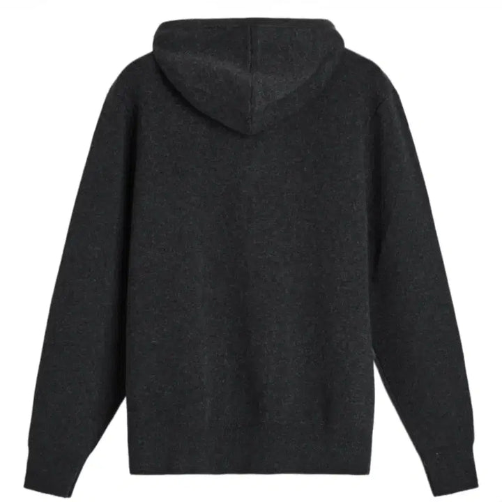 [BUNJANG] ZARA Cashmere Blend Knit Hooded Zip-up Gray XL / 자라 캐시미어 블렌드 니트 후드집업 그레이 XL