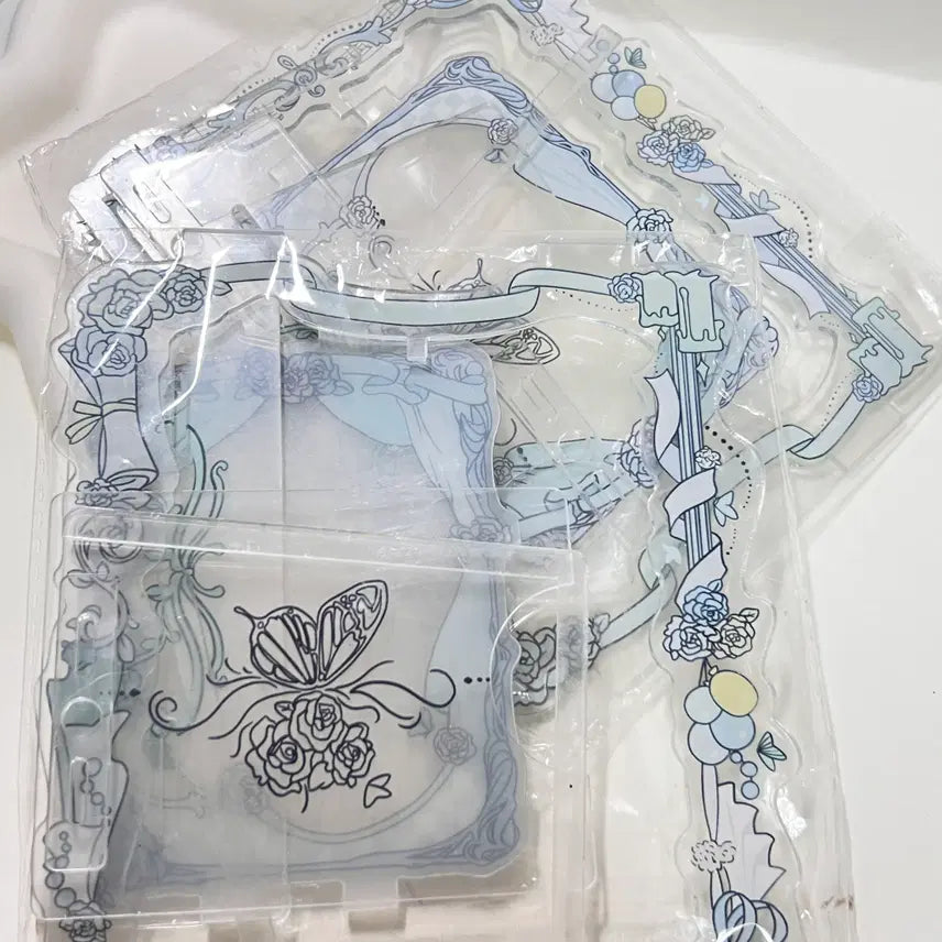[SOLD OUT] 아크릴 포토카드 플라워 중국풍 포카홀더 스탠드
