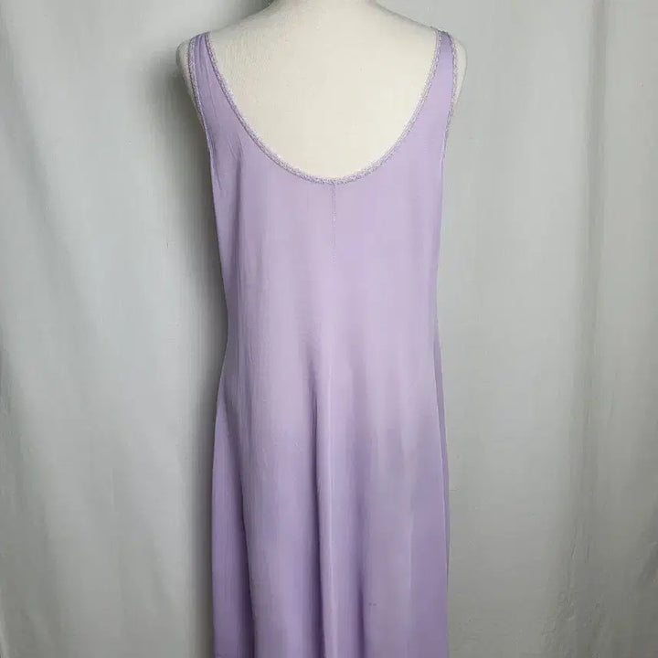 [BUNJANG] Vintage Floral Purple Slip Dress / 빈티지 플로럴 퍼플 슬립 드레스