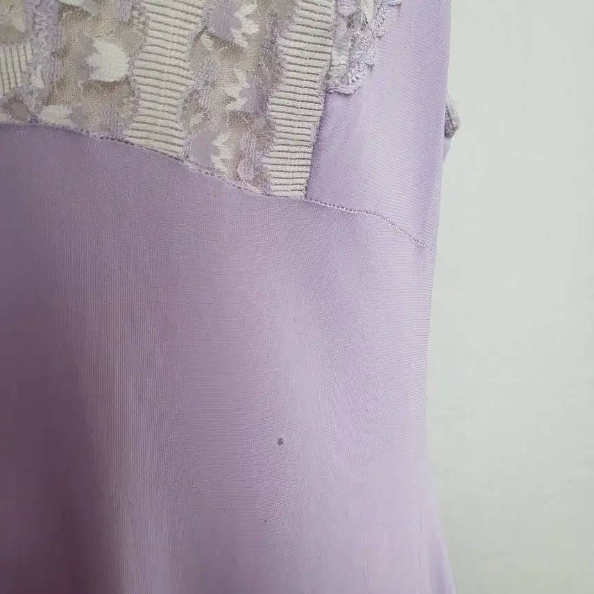 [BUNJANG] Vintage Floral Purple Slip Dress / 빈티지 플로럴 퍼플 슬립 드레스