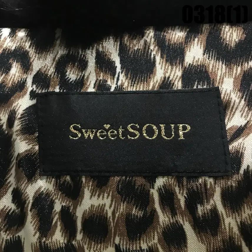 [SOLD OUT] Sweet Soup 검정색 털 베스트 s